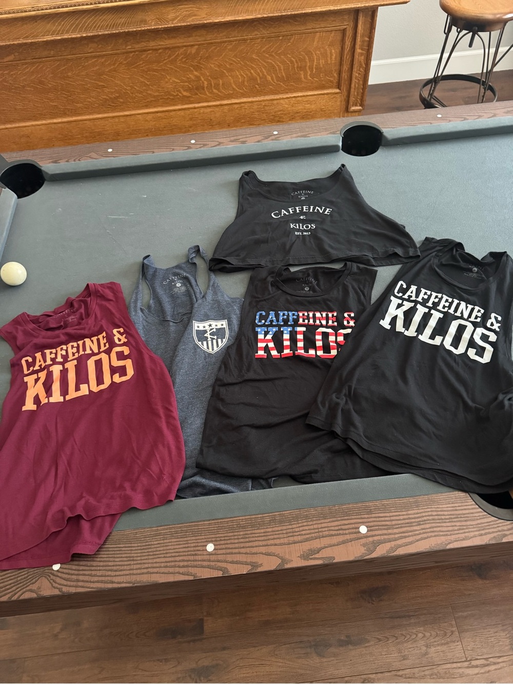 Caffeine & Kilos tanks